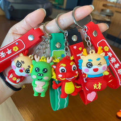 New Year Dragon Keychain Pendant for Bags and Gifts