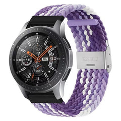 Adjustable Nylon Woven Smartwatch Strap for Garmin, Huawei, Samsung