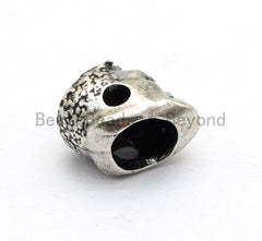 Antique Color Incredible Hulk Bead, Hulk Spacer Beads, Gold/Silver/Copper Charm, Men's Bracelet Beads, 12x11x8mm,sku#Y1110