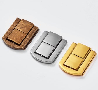 Classic Zinc Alloy Makeup Case with Middle Lock