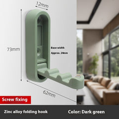 Foldable Cabinet Clothes Hook - Single Hook