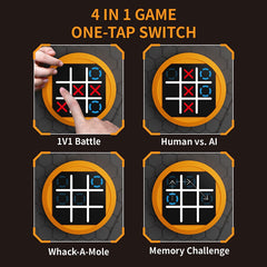 Super Tic-Tac-Toe 4-in-1 Handheld Game Console