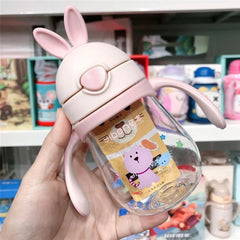 Cartoon Kids Straw Cup 280ml