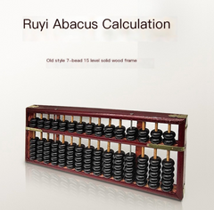 Durable Wooden Abacus for Accounting and Finance