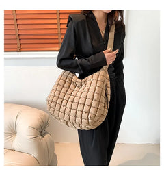 Pleated Cloud Bubble Crossbody Bag