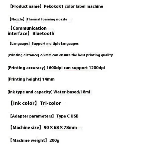 Wireless Handheld Printer Mini