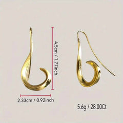 925 Sterling Silver Hypoallergenic Antique Finish Hook Earrings