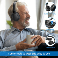 Low Latency Wireless TV Headphones with Transmitter