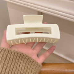 Women's Versatile Solid Color Grip Clip
