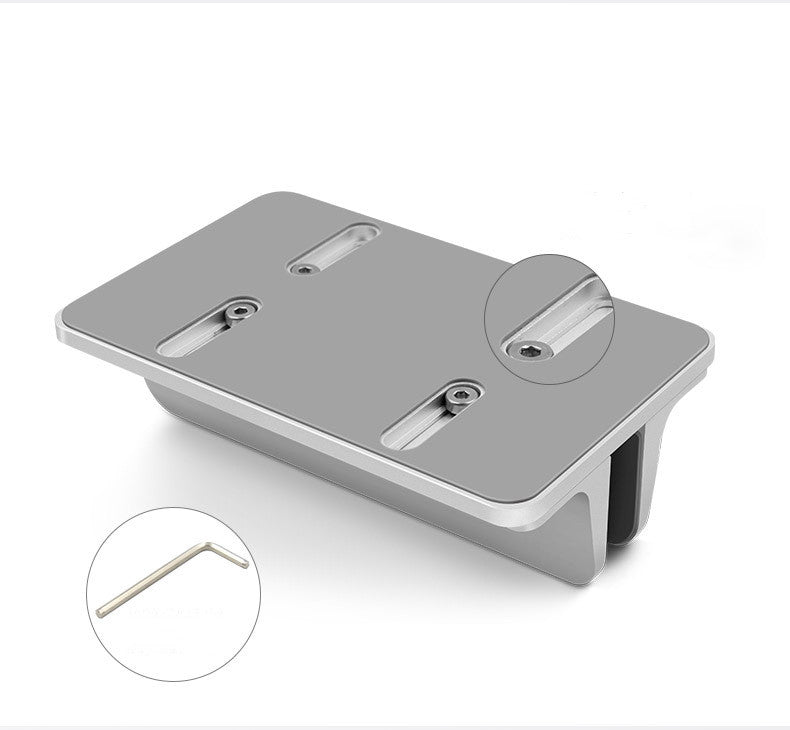 Double Storage Vertical Aluminum Alloy Laptop Stand