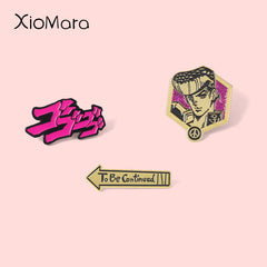JoJo's Bizarre Adventure Character Cartoon Brooch