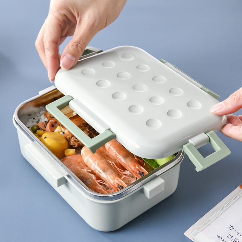 Japanese Style Portable Stainless Steel Bento Box