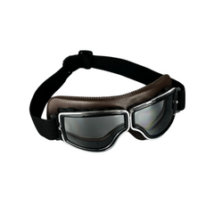 Vintage Leather Motorcycle Goggles