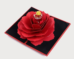 Rotating Rose Ring Gift Box