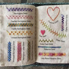 Linen DIY Embroidery Book