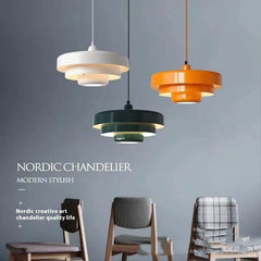 Danish Retro Rainbow Cake Chandelier