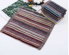 Cotton Dish Cloth with Dark Stripes - 30 Washes