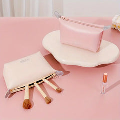 Dumpling Shape Waterproof Cosmetic Bag in Candy Color