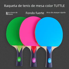 Tuttle Professional High Elasticity Long Handle Table Tennis Bat