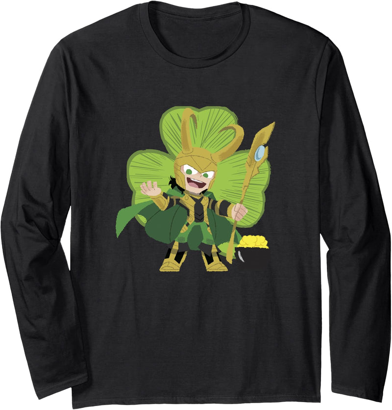 Marvel St Patrick S Day Chibi Loki Pot Hoodie - Graphic Print Men Women