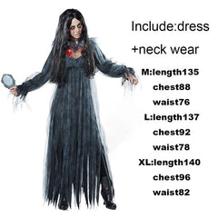 Scary Halloween Costumes for Adult Men Zombie Nurse Nun Bloody Ghost Bride Middle Ages Women Fancy Dress Cosplay Costumes