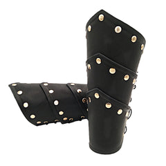 Medieval Three-Layer Rivet Wristband Knight Armguard