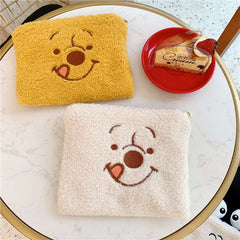 Women's Cute Animal Makeup Bag in Soft Lamb Wool