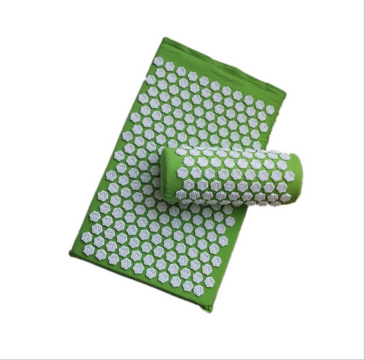 Acupuncture Massage Pad and Pillow Set with Yoga Mat