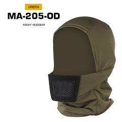 Men's Airsoft Mask, also a balaclava, for paintball, hunting, cycling. Knight style, full face protection.