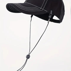 Universal Windproof Fishing Cap with Rope and Sun Protection