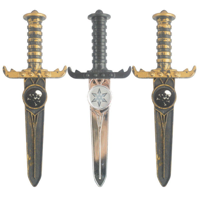 Halloween Plastic Skeleton Assassin Pirate Dagger Knife