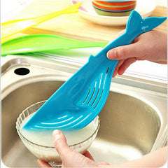 Whale-Shaped Kitchen Strainer Rack 30x7.7cm