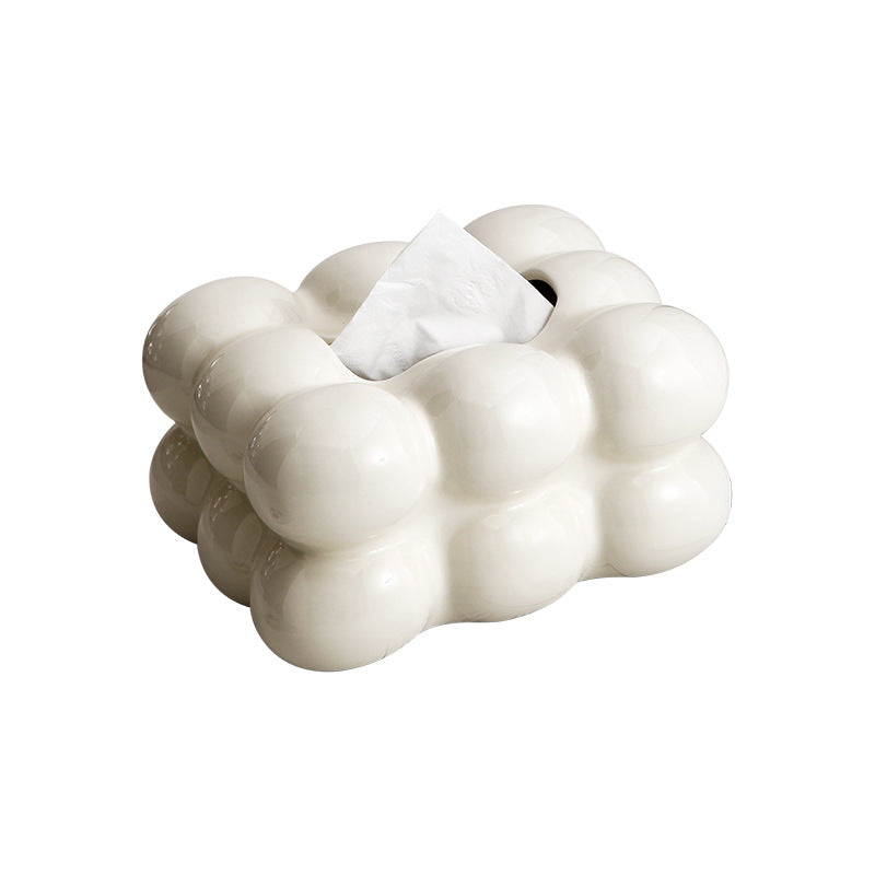 Modern Minimalist Cotton Candy Tissue Box Decor