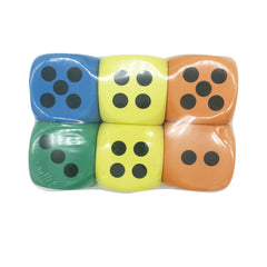 8cm Rounded Corner EVA Dice for Kids Education Toy