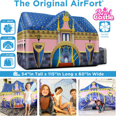 AirFort Royal Castle Inflatable Kids Play Fort