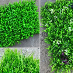 1pc Green Plant Wall Simulation Decoration for Balcony