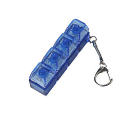 Transparent Decompression Shaft Tester Light-Up Keychain