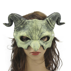Realistic Demon Ram Horn Mask for Halloween Carnival