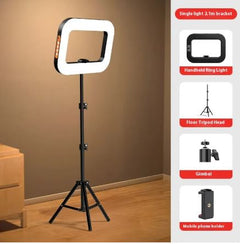 Rechargeable Mobile Phone Fill-in Light with Adjustable Stand f