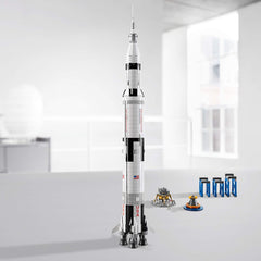 NASA Apollo Saturn V Rocket Lego Building Kit – 1969 Piece Space STEM Model