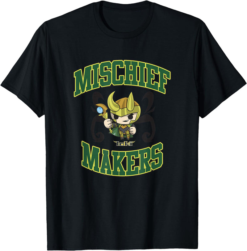 Handcrafted Marvel Comics Loki Chibi Hoodie - Minimalist Print Unisex