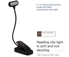 5W LED Desk Lamp with Adjustable Clip for Students