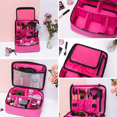 Large Capacity Portable Makeup Organizer Bag for Travel