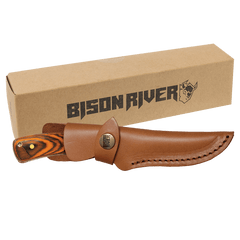 7.75" Fixed Blade Knife with Leather Sheath