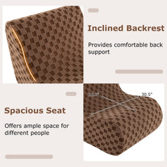 Bean Bag Chair with Ottoman and High Elasticity Sponge