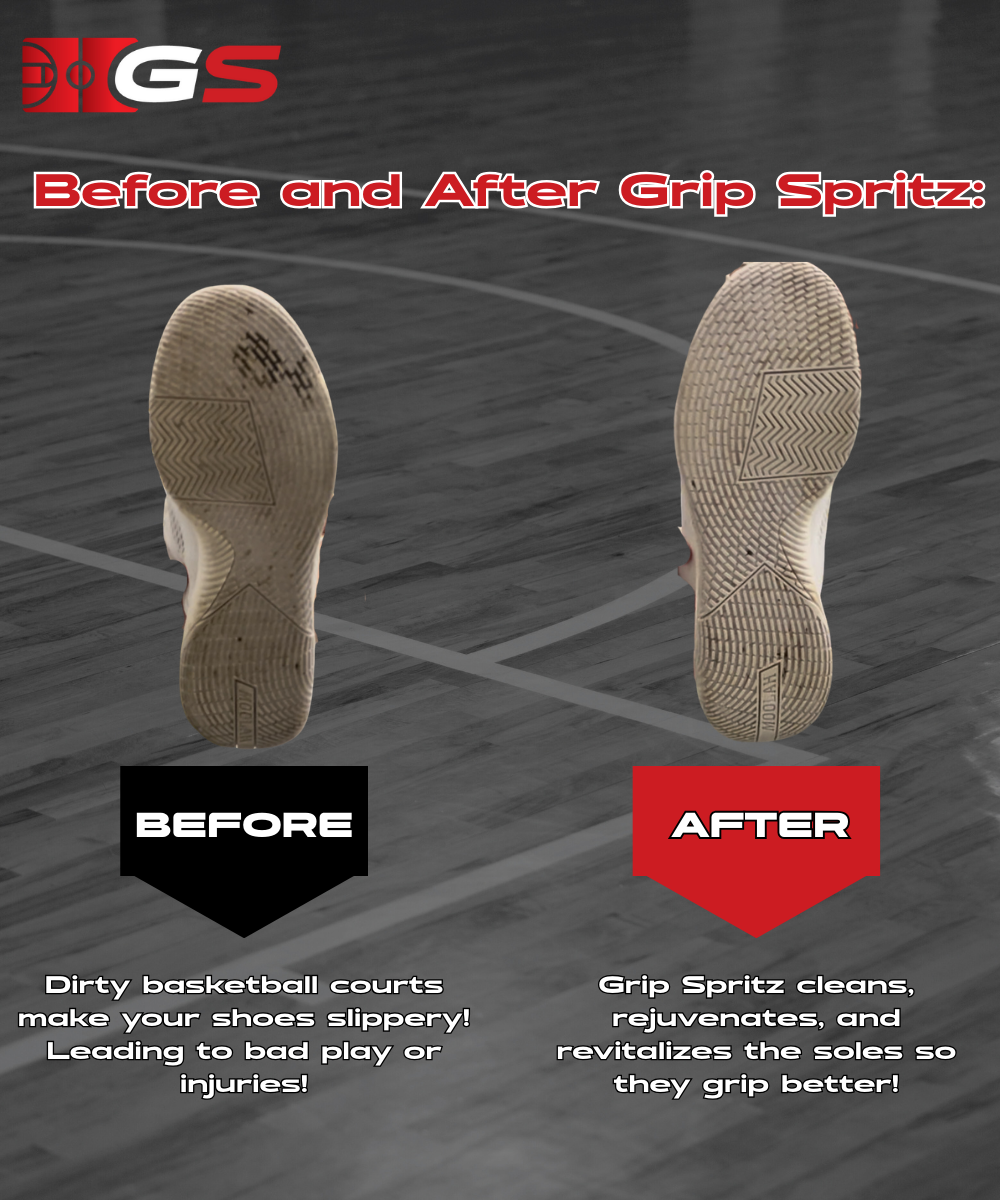 Grip Spritz Traction Mat | Courtside Basketball Shoe Grip Pad