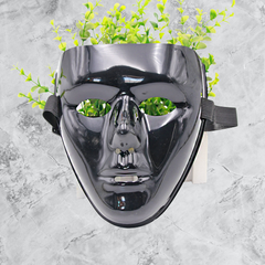 Ghost Dance Mask - Full Face Gold Silver for Street Dance