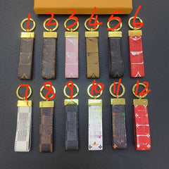 Luxury Leather Keychain Pendant for Fashion Bags