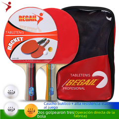 REGAIL 8010 Table Tennis Racket Set with 3 Balls
