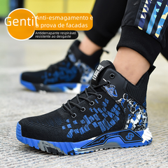 Lightweight Breathable Safety Shoes with Steel Toe